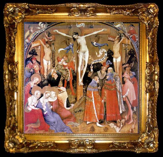 framed  KONRAD von Soest The Crucifixion dg, ta009-2